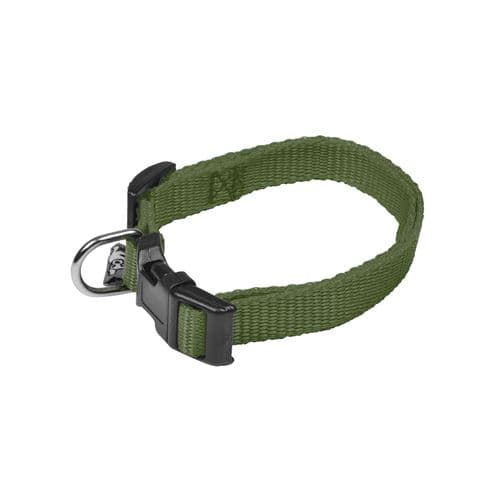 collier reglable en pp de 30 a 45cm*largeur 16mm - kaki